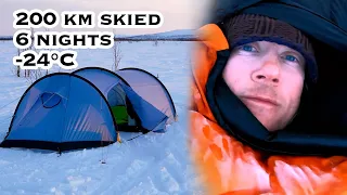 Solo Camping in the FRIGID Finnish Arctic | 6 nights, -24°C | ep.28