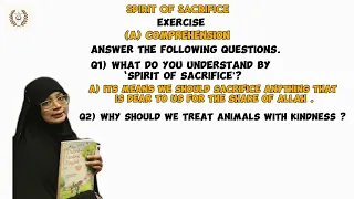 Exercise A Comprehension Question Answers | Unit 1 - Spirit of Sacrifice | Eng | Grade 2 | SNC |TMA