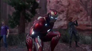 Marvels Avengers Ironman nano tech Suit Gameplay