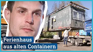 Alte Hochsee-Container für 250 Euro als Tiny House - ehrgeiziges Projekt von Leonard | hessenschau