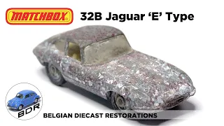 Matchbox 32B Jaguar 'E' Type Diecast Restoration