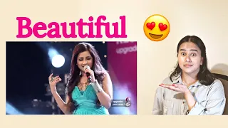 SINGER Reacts to Shreya Ghoshal live at Sony Project Resound Concert | Tujhme Rab Dikhta Hai