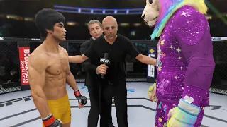 Bruce Lee vs. Magic Lion - EA Sports UFC 4 - Epic Fight 🔥🐲