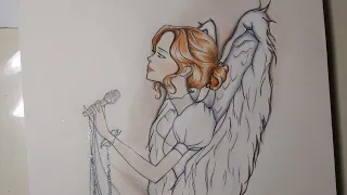 Monster in Paris – Lucille [Pencil Drawing] Монстр в Париже – Люсиль