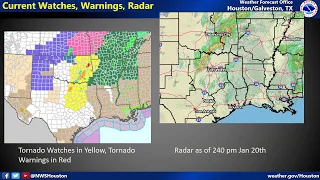 Severe Weather for Tonight, SE Texas