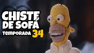 ¡Homero se convierte en un muñeco de ESTAMBRE! -Chiste de sofá [Temporada 34] ¡ALF en los Simpson!