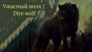 DIRE WOLF | УЖАСНЫЙ ВОЛК