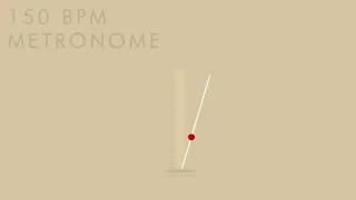 150 BPM Metronome - 1 Hour Metronome 150 BPM