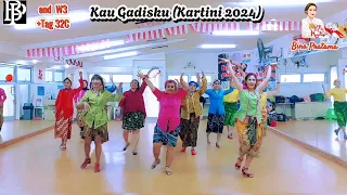 Kau Gadisku (Kartini 2024)|Line Dance| April 24|choreo Heru Tian|Gadisku- Trio Libels