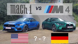 Ford Mustang MACH1 vs BMW M4 : Et à la fin, c'est toujours l'Allemagne qui gagne ?