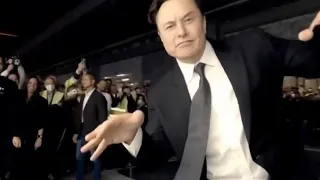 Drone Captures Elon Musk Dancing [Giga Berlin Opens]