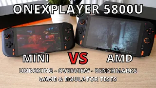 ONEXPLAYER AMD and Mini Ryzen 5800U review and comparison with other Windows gaming handhelds