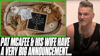 Pat McAfee Announces His Wife Sam Is Pregnant & Talks Tough Road They Have Had