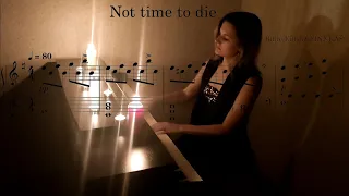 NO TIME TO DIE Billie Eilish | Piano cover + sheet music Билли Айлиш Не время умирать НОТЫ #agent007