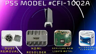 PS5 Model # [1002A] [2024 Full Guide] – How To Open-up, Clean, Fix HDMI, New Liquid Metal & Assemble