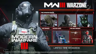 ALL FREE MW3 Beta Rewards & Mastery Camos (FREE Operators, Blueprints, & MORE!) - Modern Warfare 3