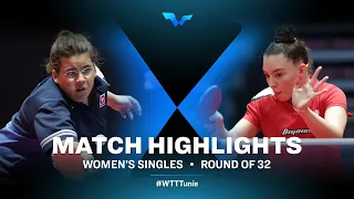 Solja Amelie vs Tailakova Mariia | WTT Contender Tunis | WS | R32