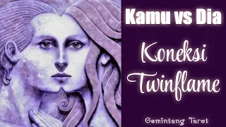 Kamu vs dia❤ Koneksi TWINFLAME👩‍❤️‍👨 | BATU RUNES, CHARMS, PENDULUM