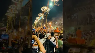 Ganga Aarti 🙏 #varanasi #shorts