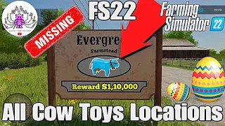 FS22 Easter Eggs Collectible All Cows Toys Locations 4K Farming Simulator 22