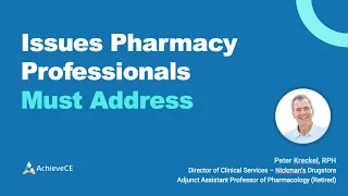 Issues Pharmacy Professionals Must Address – Live Webinar on 05/06/24