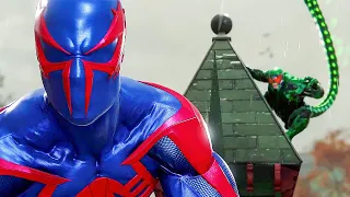 Marvel's Spider-Man Remastered - Streets of Poison Gameplay With 2099 Suit
