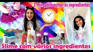 DESAFIO ENCONTRE OS INGREDIENTES DA SLIME | CLARA ARNAEZ