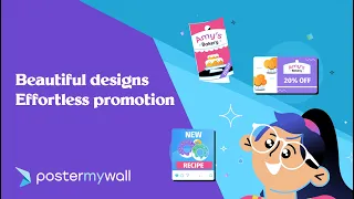 Beautiful Designs, Effortless Promotion | PosterMyWall