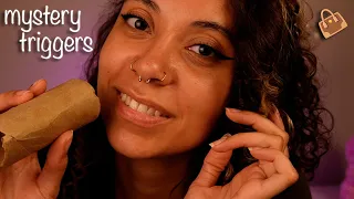 *MYSTERY BAG TRIGGERS* Whispers, Tapping, Mouth Sounds, & More [45+ Min]