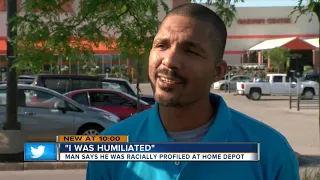 Milwaukee man says he was racially profiled at Home Depot