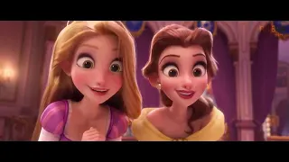 Groot and Disney princess’s Extended scene +  let it go song-WRECK IT RALPH