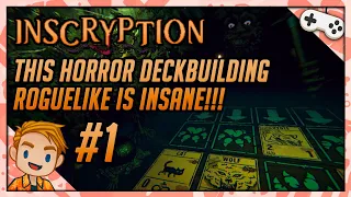 THIS HORROR DECKBUILDING ROGUELIKE IS INSANE!!! | Let's Play Inscryption | Part 1 | PC Gameplay