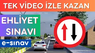 EHLİYET SINAV SORULARI 2023,  MAYIS HAZİRAN EHLİYET ÇIKMIŞ SORULAR