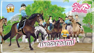 VERSTOPPERTJE MET KIJKERS GAAT FOUT!! 😳 - Star Stable Livestream | Daphne draaft door