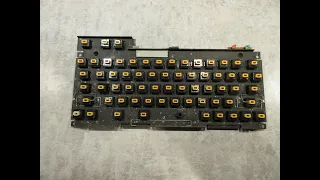 Apple IIc keyboard cleaning and repair