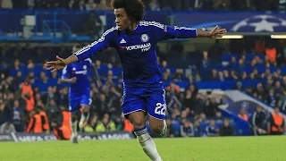 Stoke City vs Chelsea 0 - 1 Willian Free kick Goal  18/03/2017