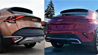 New Kia XCeed 2023 vs New Kia SPORTAGE 2023 - Comparison by Supergimm
