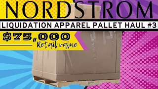 Nordstrom Apparel Liquidation Pallet Haul #3 Worth Over $75,000 from Quicklotz