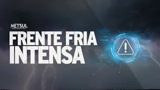 🔴 Frente fria traz chuva forte e temporais