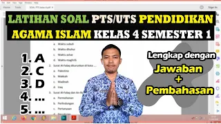 latihan soal PTS PAI kelas 4 semester 1