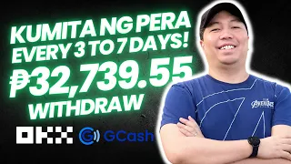 Kumita Ng Pera Every 3 and 7 Days Sa OKX Sharkfin | ₱32,739.55 Withdraw To Gcash !!