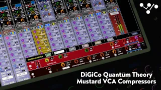 DiGiCo Quantum Theory - Mustard VCA Compressors