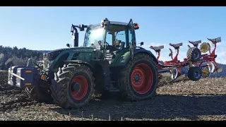 Fendt 724 Vario mit Pöttinger 4 Schaar Plug/FarmVlog#1/Niederbayrische Landtechnik KM