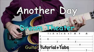 Another Day - Dream Theater: Guitar Lesson with TABS - Intro Melody/ Chords/ Solo Cover Tutorial