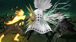 Naruto and sasuke vs Madara Six Paths final battle (English dub)