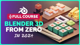 Full Blender 4 Course for Complete Beginners 2024 | Polygon Runway