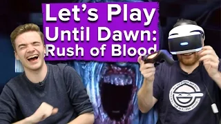 Let's Play Until Dawn: Rush of Blood - Ian and Chris get freaked out by clowns