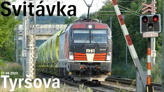 Railway crossing in Svitávka on Tyršova street │ 17.08.2023