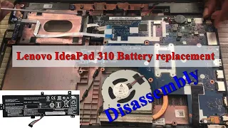 Lenovo IdeaPad 310 Battery replacement | IdeaPad 310 - 15 | Disassembly
