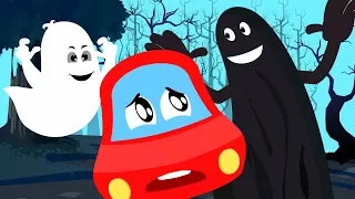 In Halloween Everything Is Scary | Little Red Car | Nursery Rhymes by Kids Channel